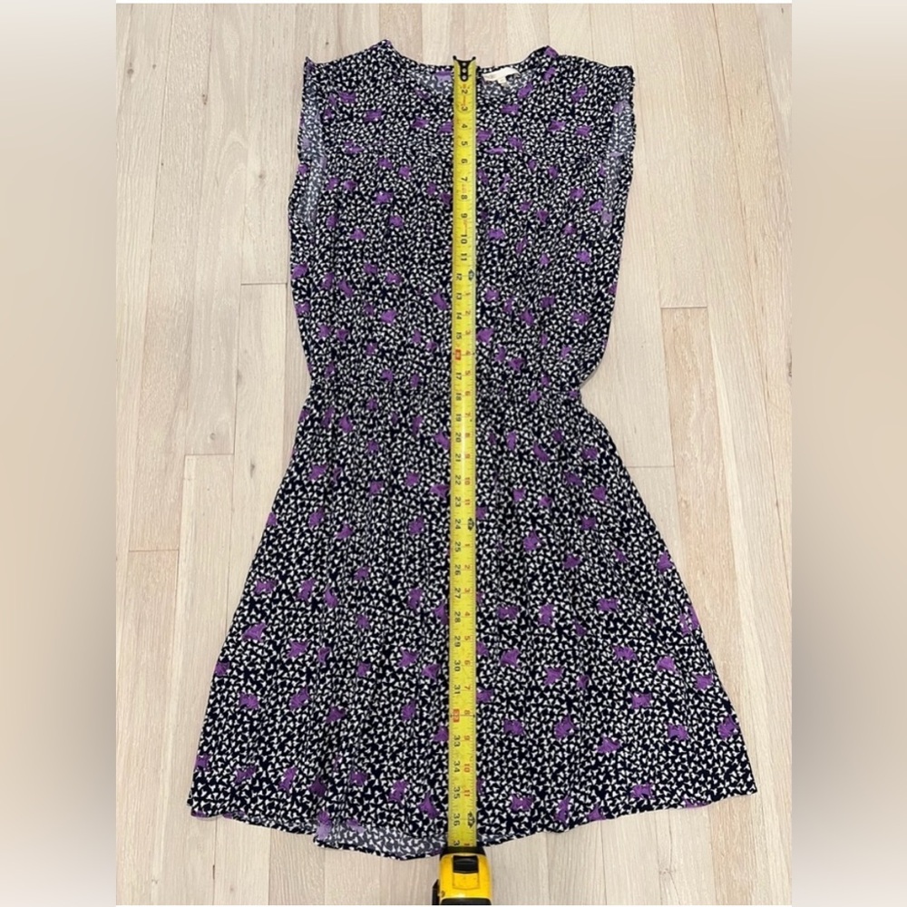 Maje Paris Pansy Crepe Smocked Sleeveless Mini Dress Women's EU 42 US L NWOT - Picture 13 of 16